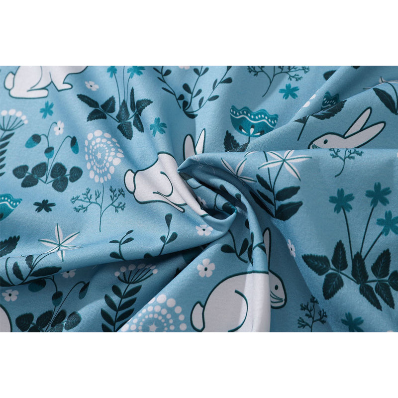 New for summer: rabbit print short-sleeved shirt