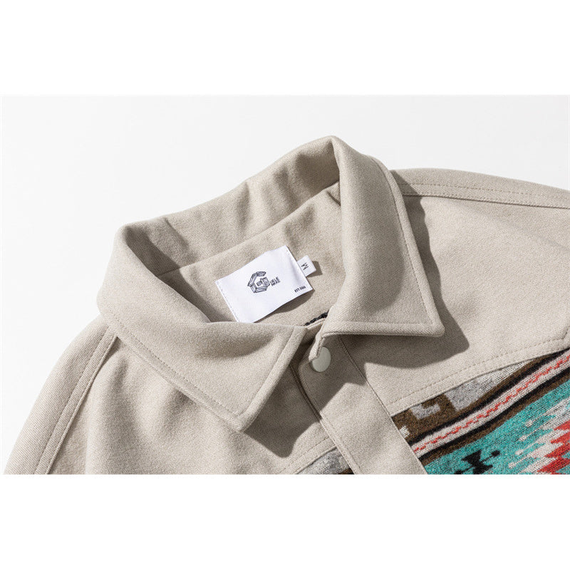 Ethnic NAVAJO patterned autumn jacket