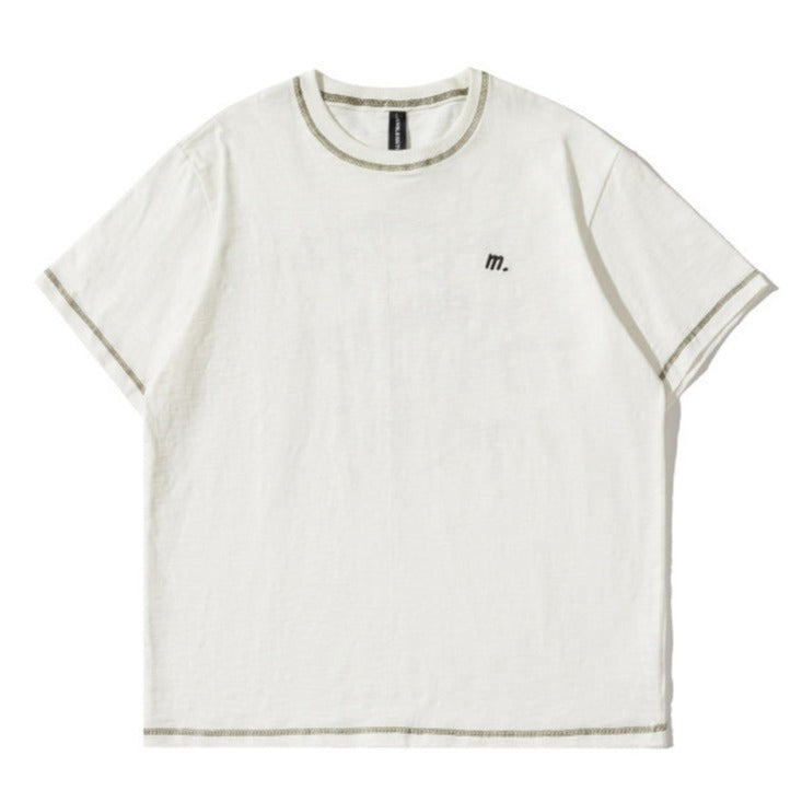 American casual print short sleeve T-shirt
