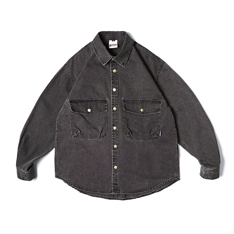 New for Spring: Linen denim shirt in 3 solid colors