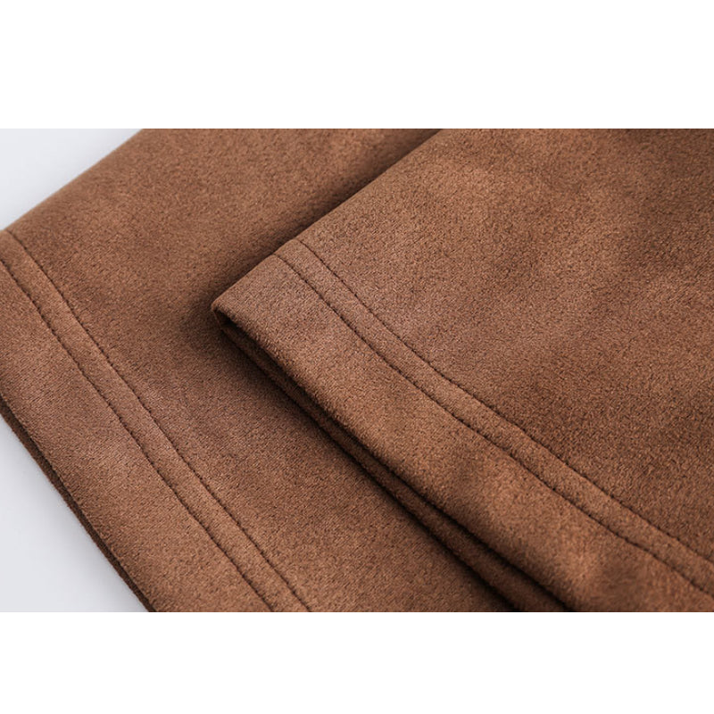 New for summer: 3D pocket suede short sleeve T-shirt