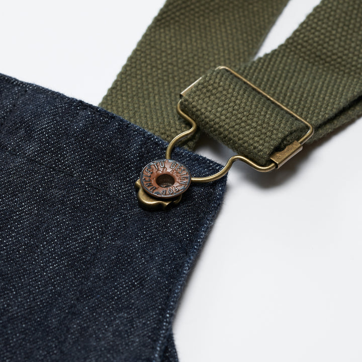 American Retro Navy Deck Overalls Denim