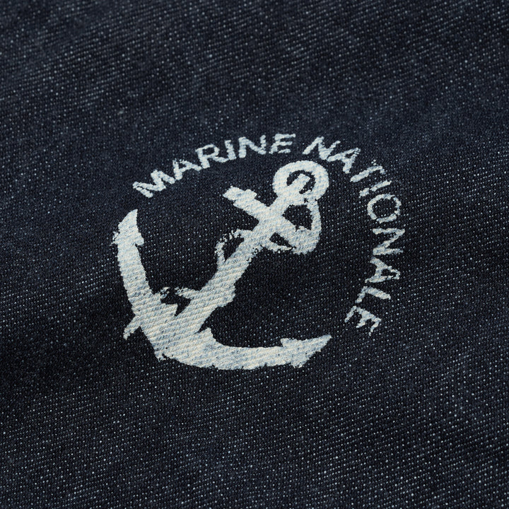 American Retro Navy Deck Overalls Denim
