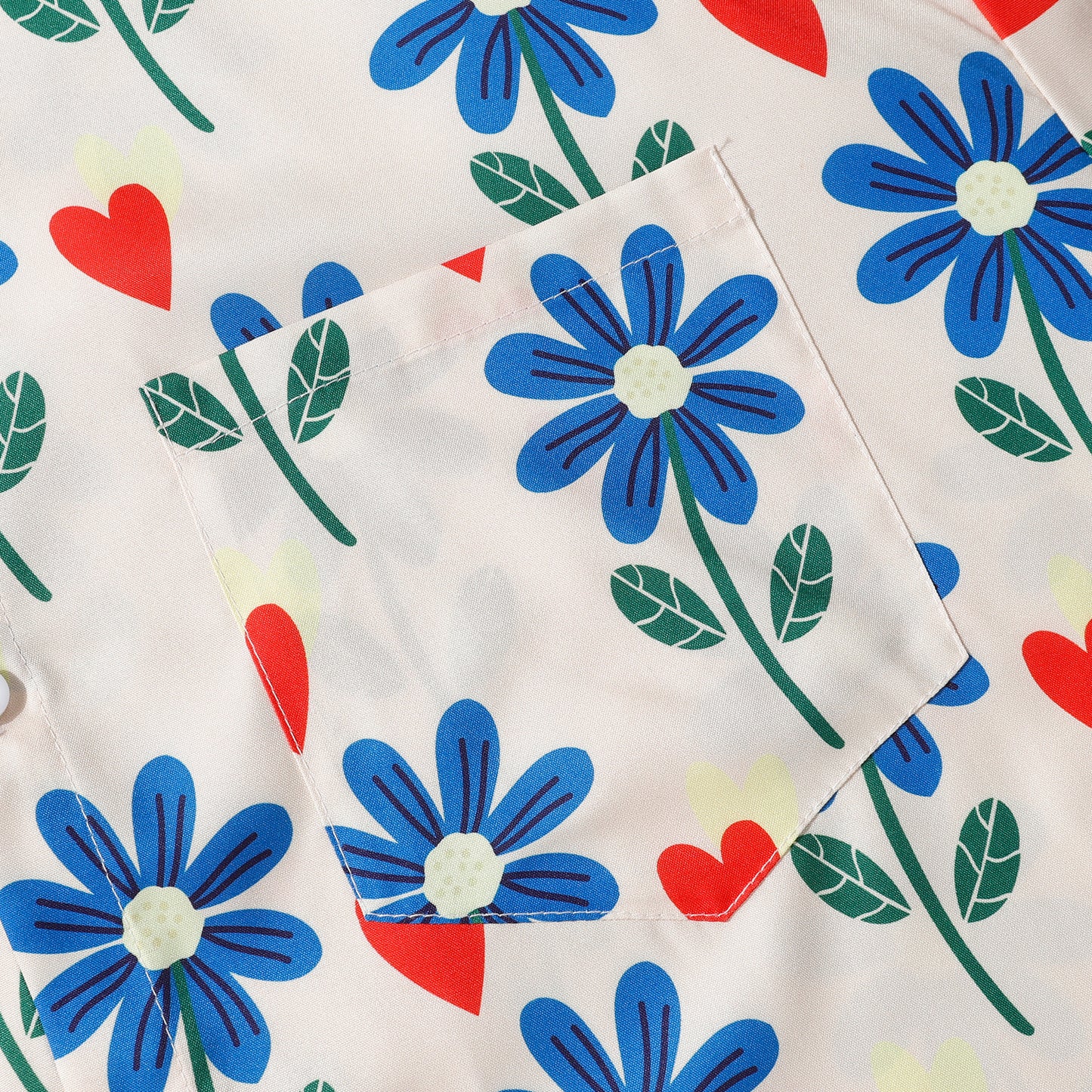 Spring long-sleeved retro floral print shirt