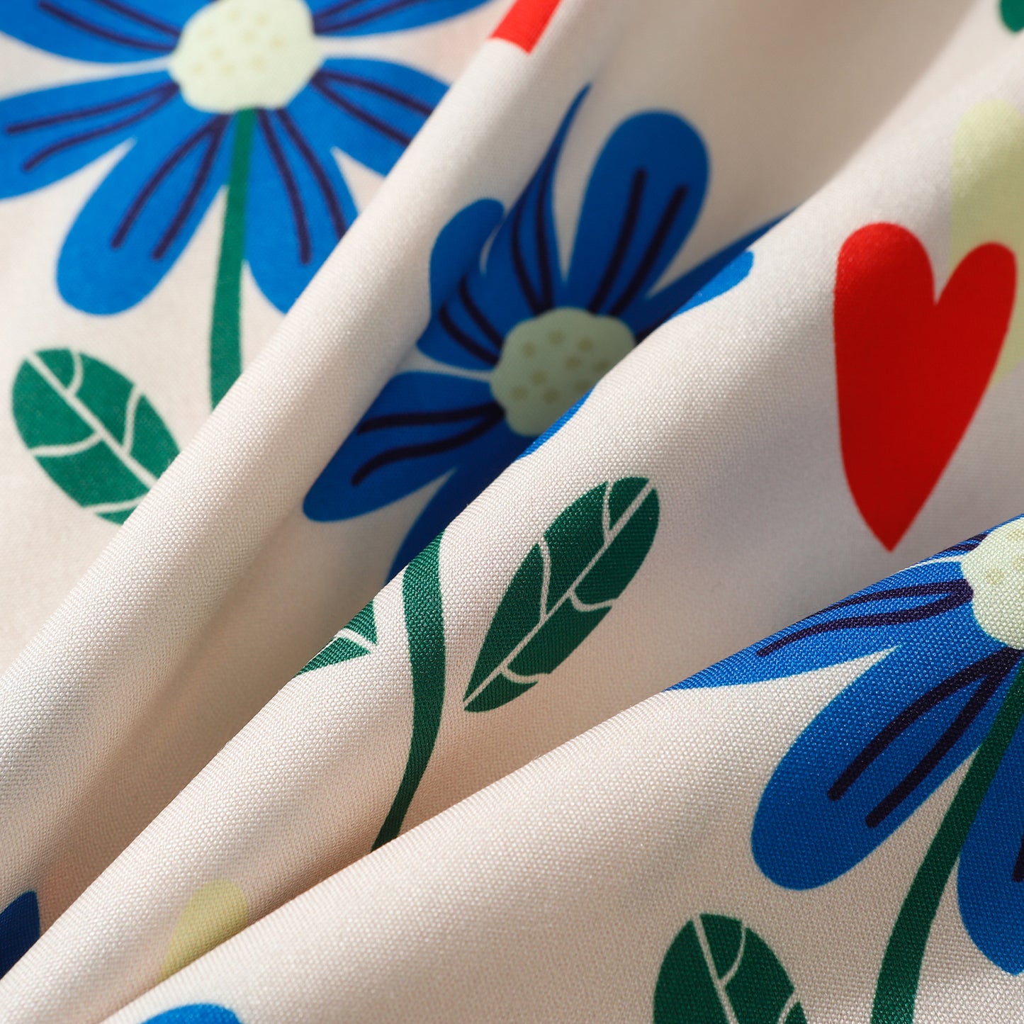 Spring long-sleeved retro floral print shirt