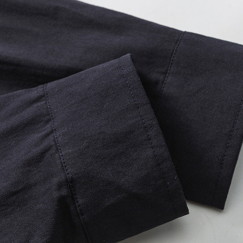 Fashionable Navy Long Sleeve Shirt