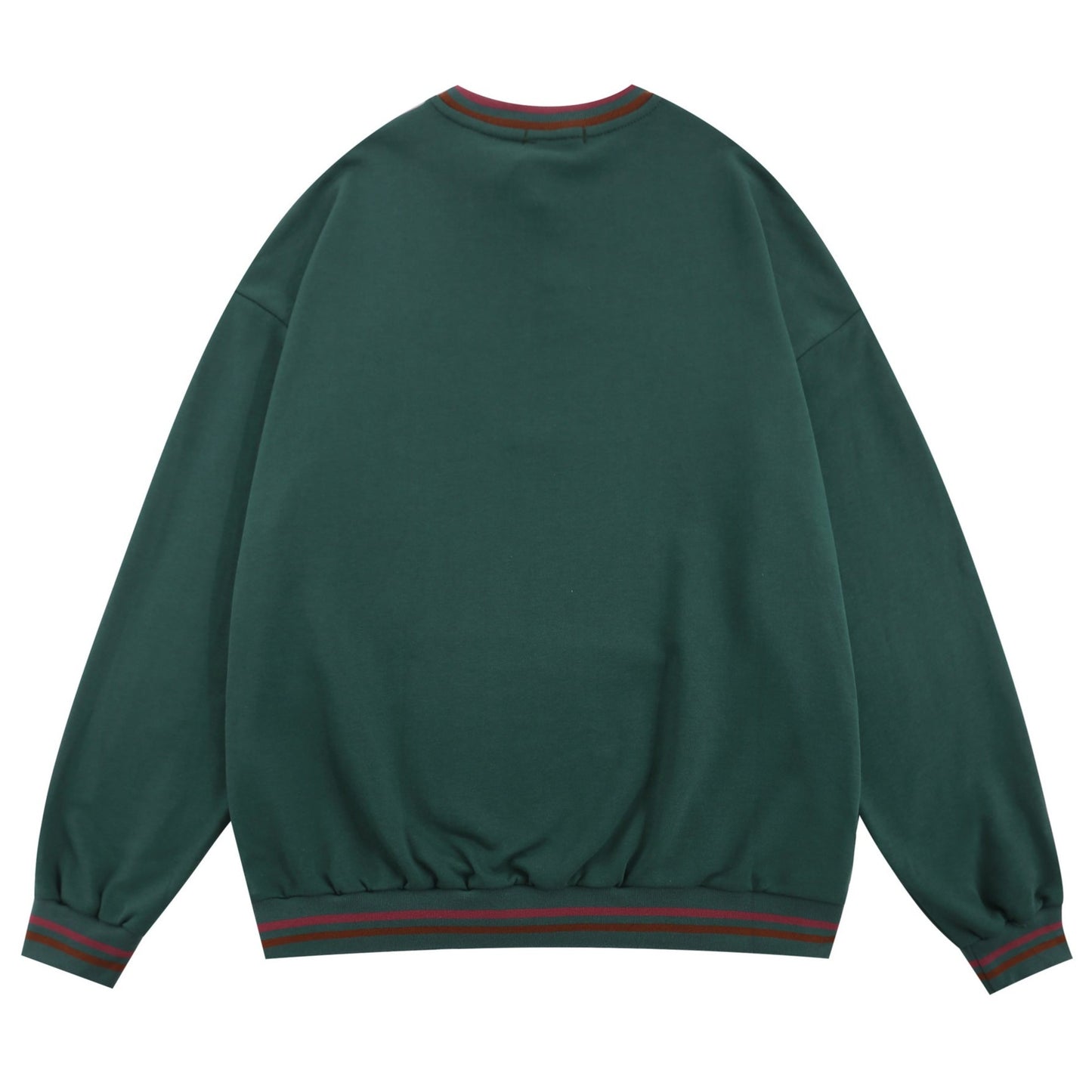 Choose from three colors! Loose-fitting printed hoodie