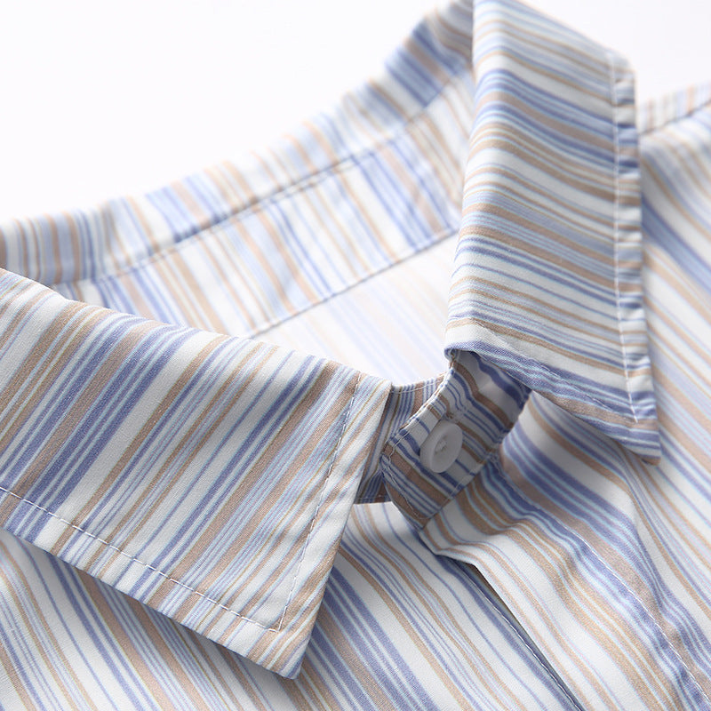 Pocket Stripe Short Sleeve Shirt