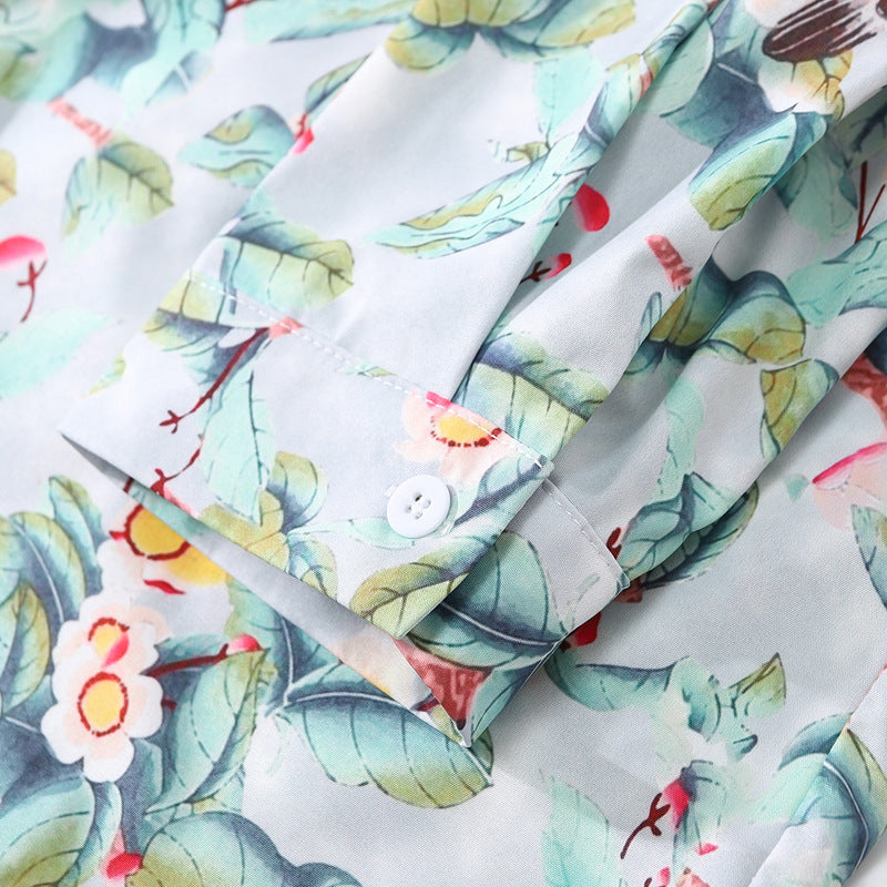 New Autumn Collection: "Season of Growth" All-Over Print Long Sleeve Shirt