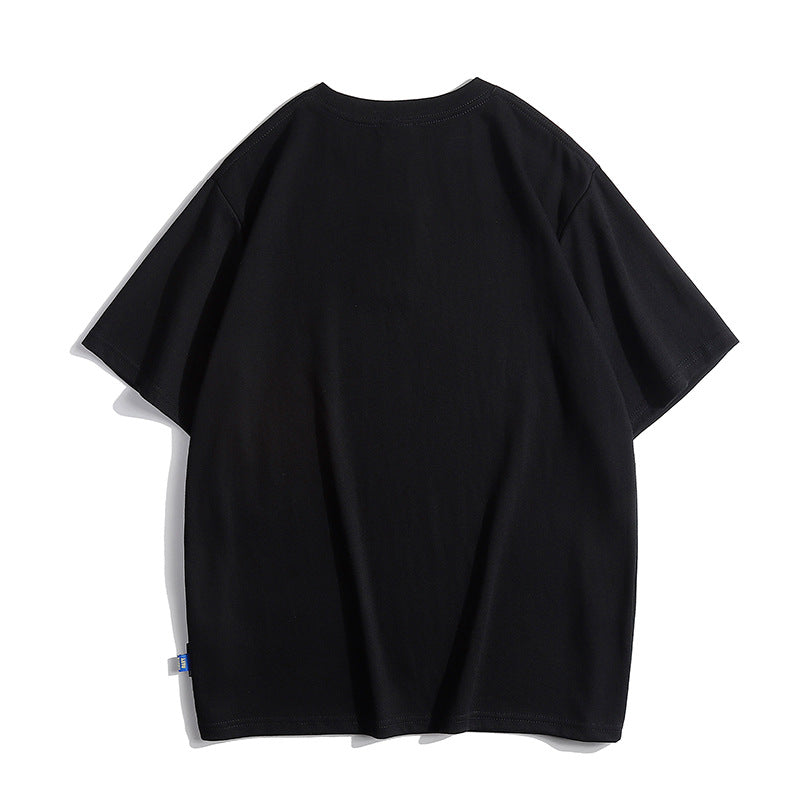 Choose from five colors, 270g high-quality simple short-sleeved T-shirt