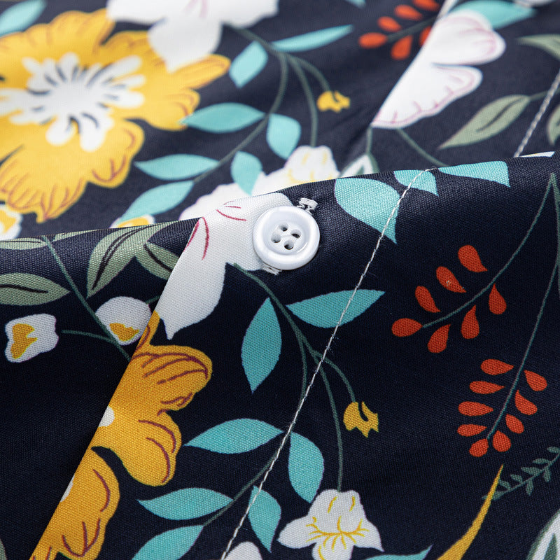 Hawaiian Vacation Painting Print Shirt
