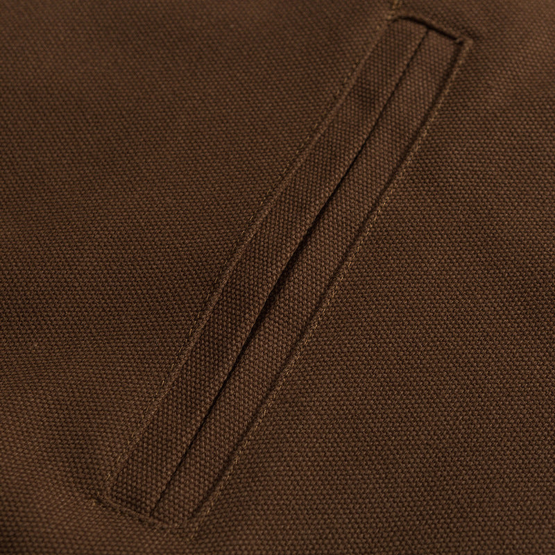 Corduroy neck multi-pocket retro jacket