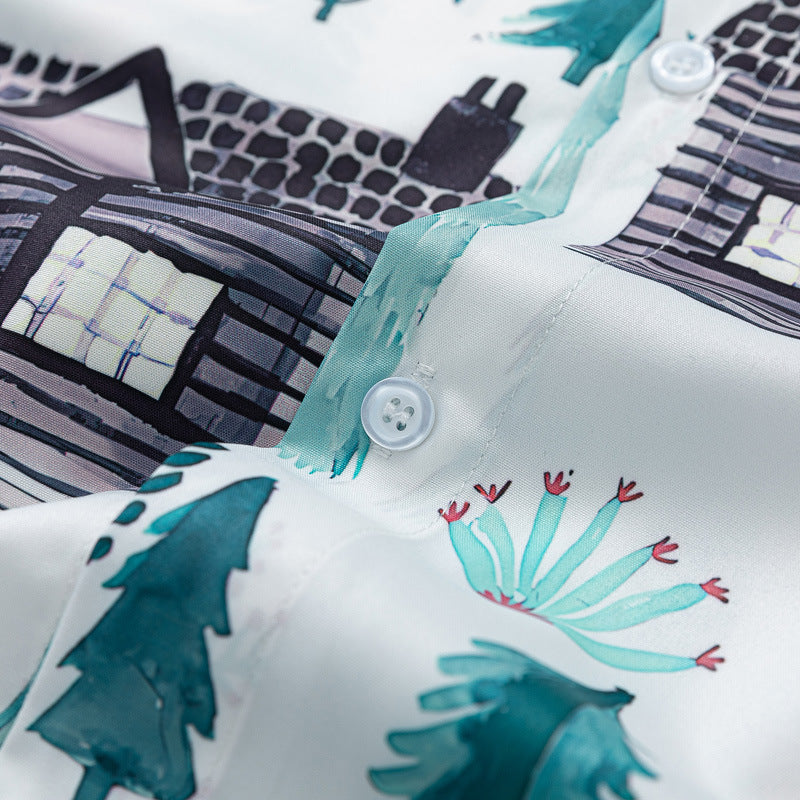 Hawaiian Vacation Print Shirt