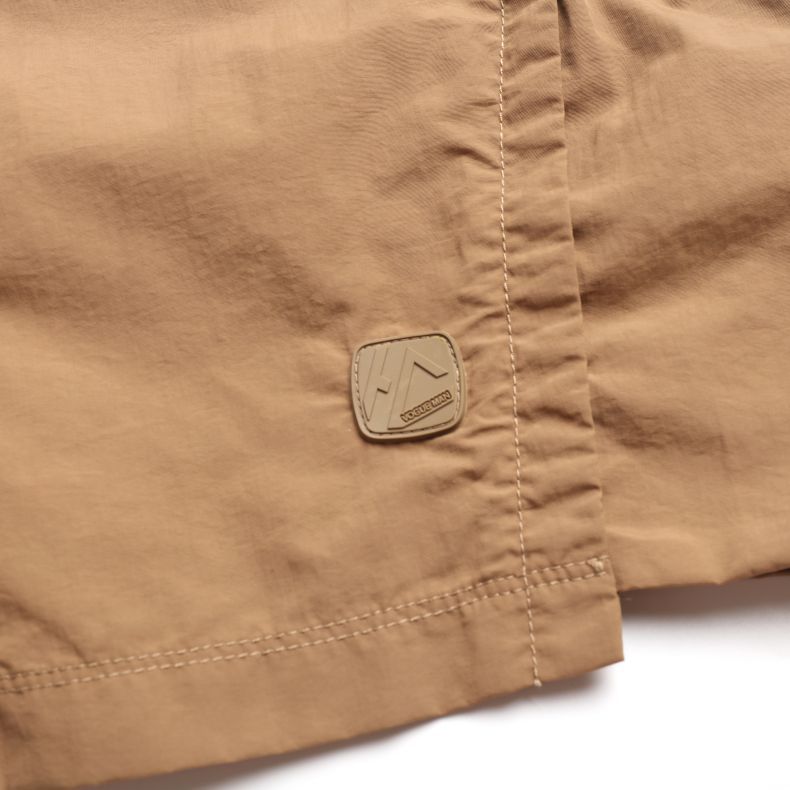 Multi-pocket plain short-sleeved work shirt in four colors