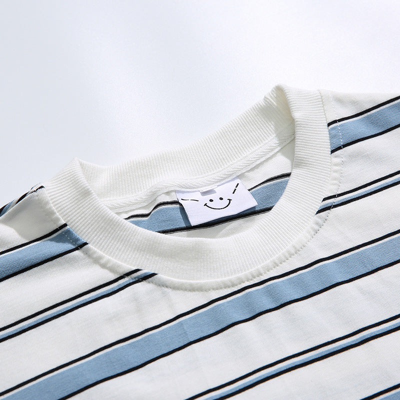 Classic striped long-sleeved t-shirt