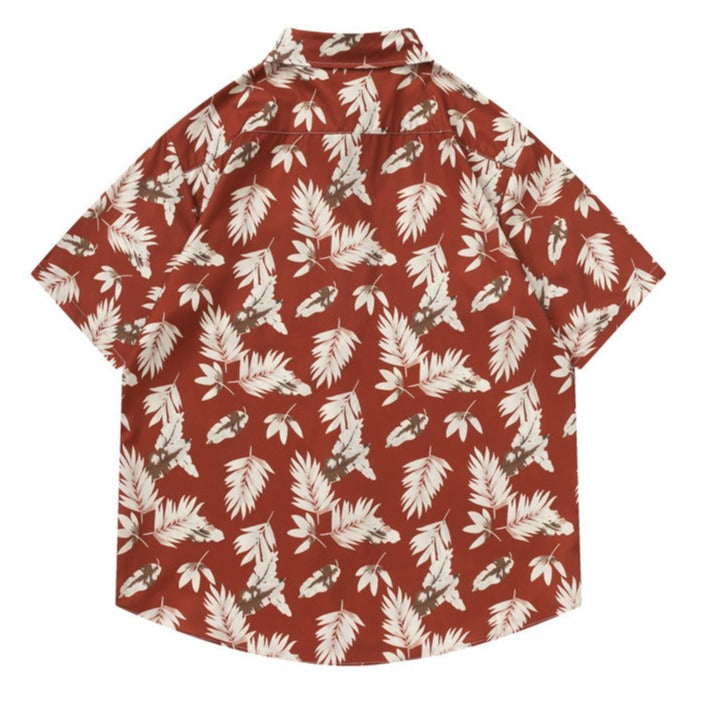 Retro Red All-Over Print Aloha Shirt