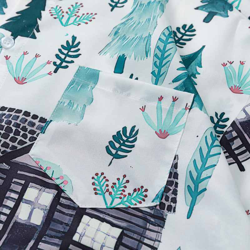 Hawaiian Vacation Print Shirt
