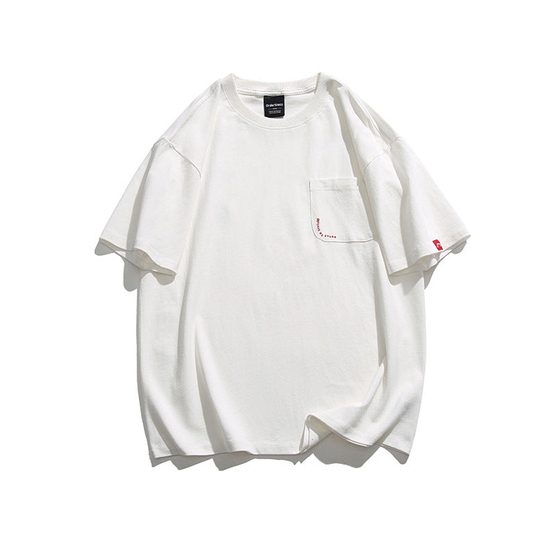 無地ポケットカジュアルtシャツ