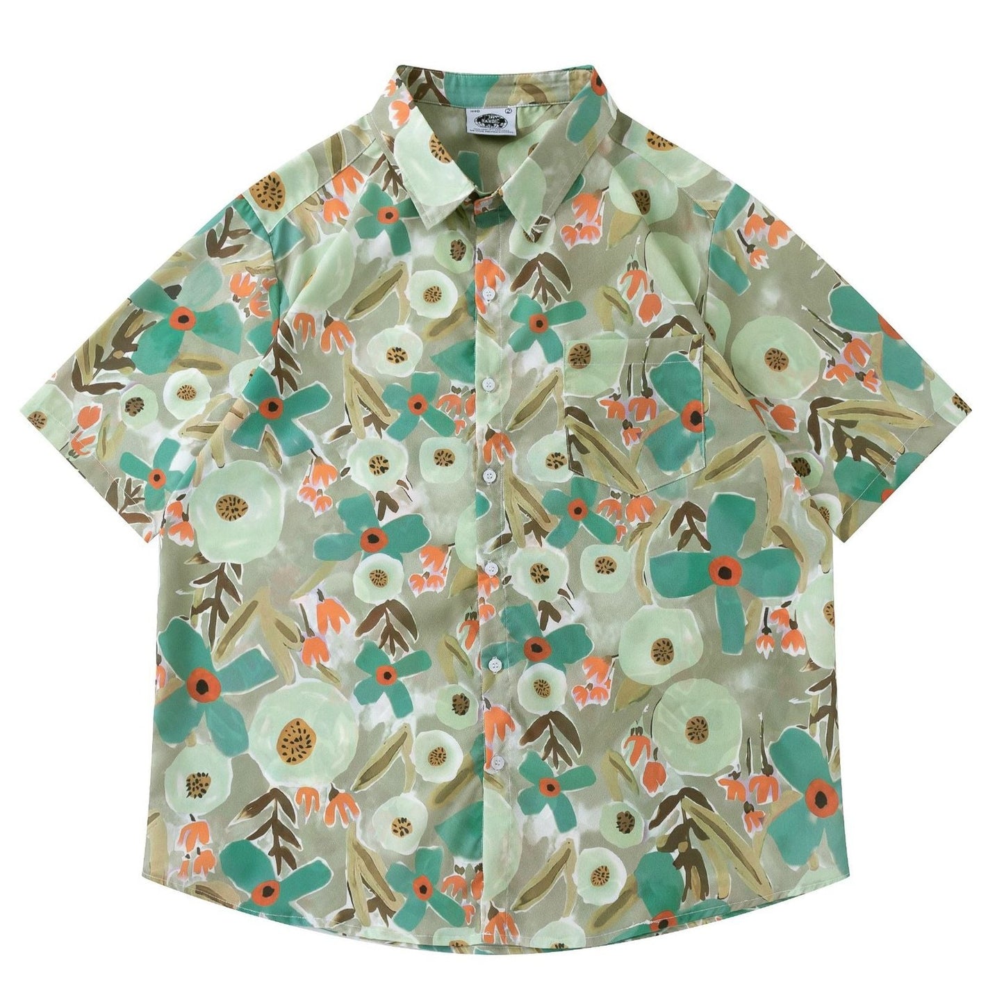 Hawaiian Vacation Floral Print Shirt