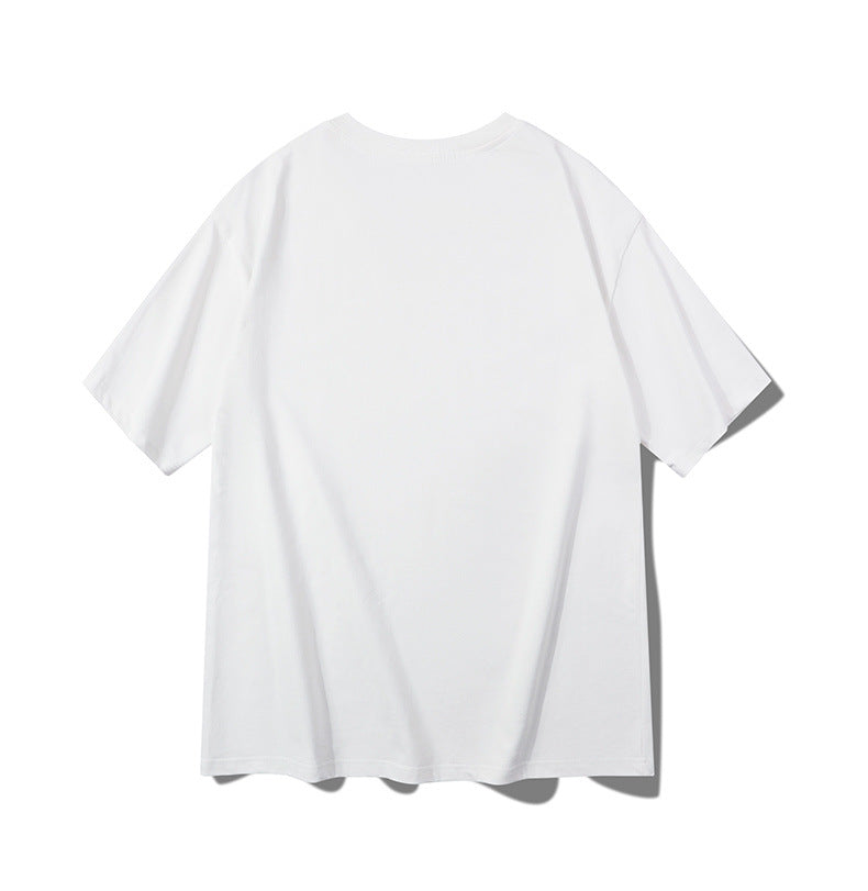 Casual alphabet T-shirt in seven colors