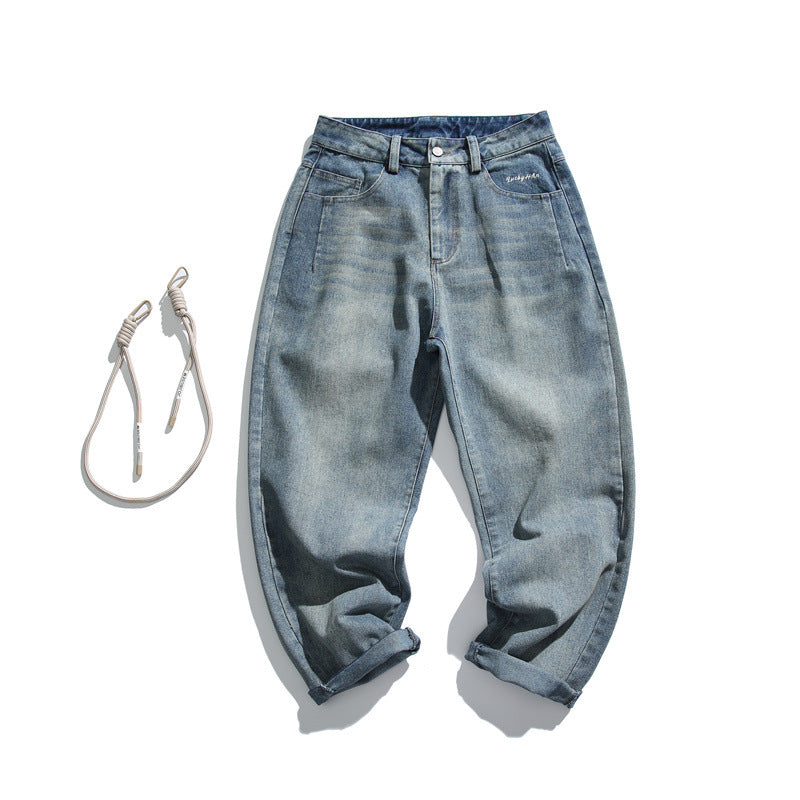cityboy removable strap washable denim pants