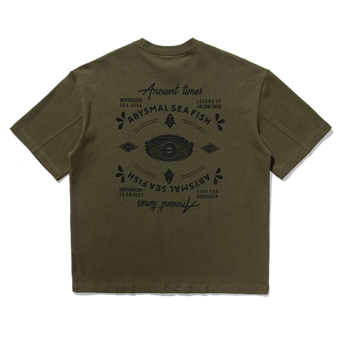 American casual alphabet print short sleeve T-shirt