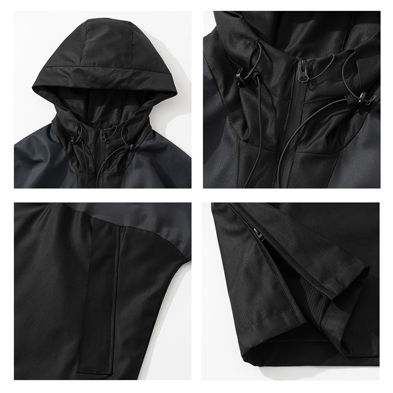 Color-blocked improved deck parka