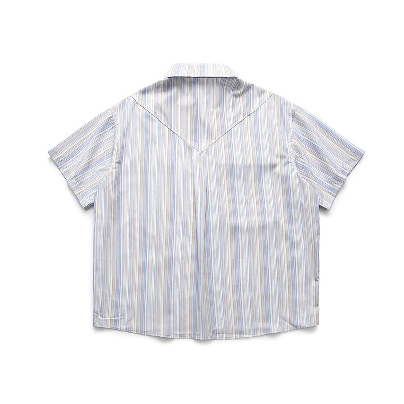 Pocket Stripe Short Sleeve Shirt