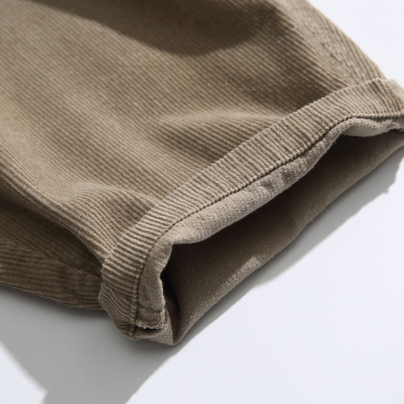 Casual Corduroy Pocket Slacks