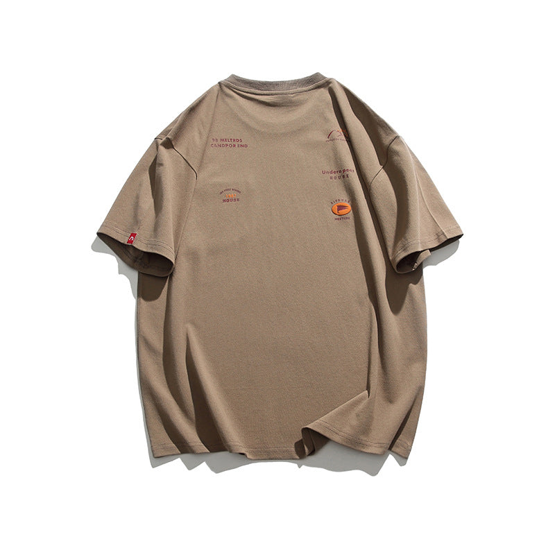 無地ポケットカジュアルtシャツ