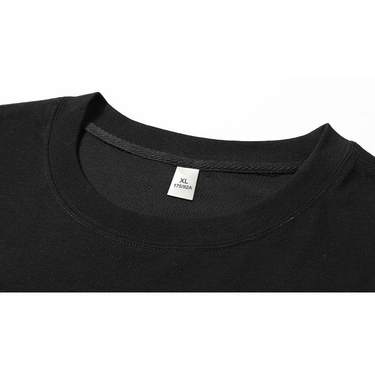 Casual alphabet T-shirt in seven colors