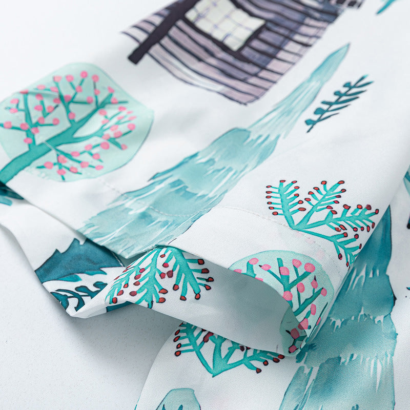Hawaiian Vacation Print Shirt