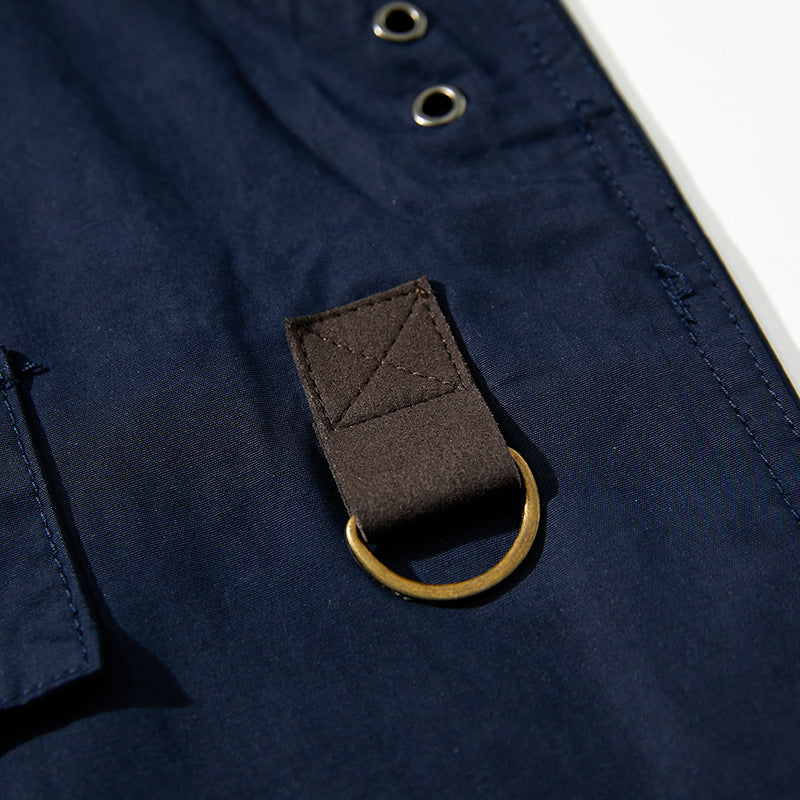 Corduroy neck casual jacket