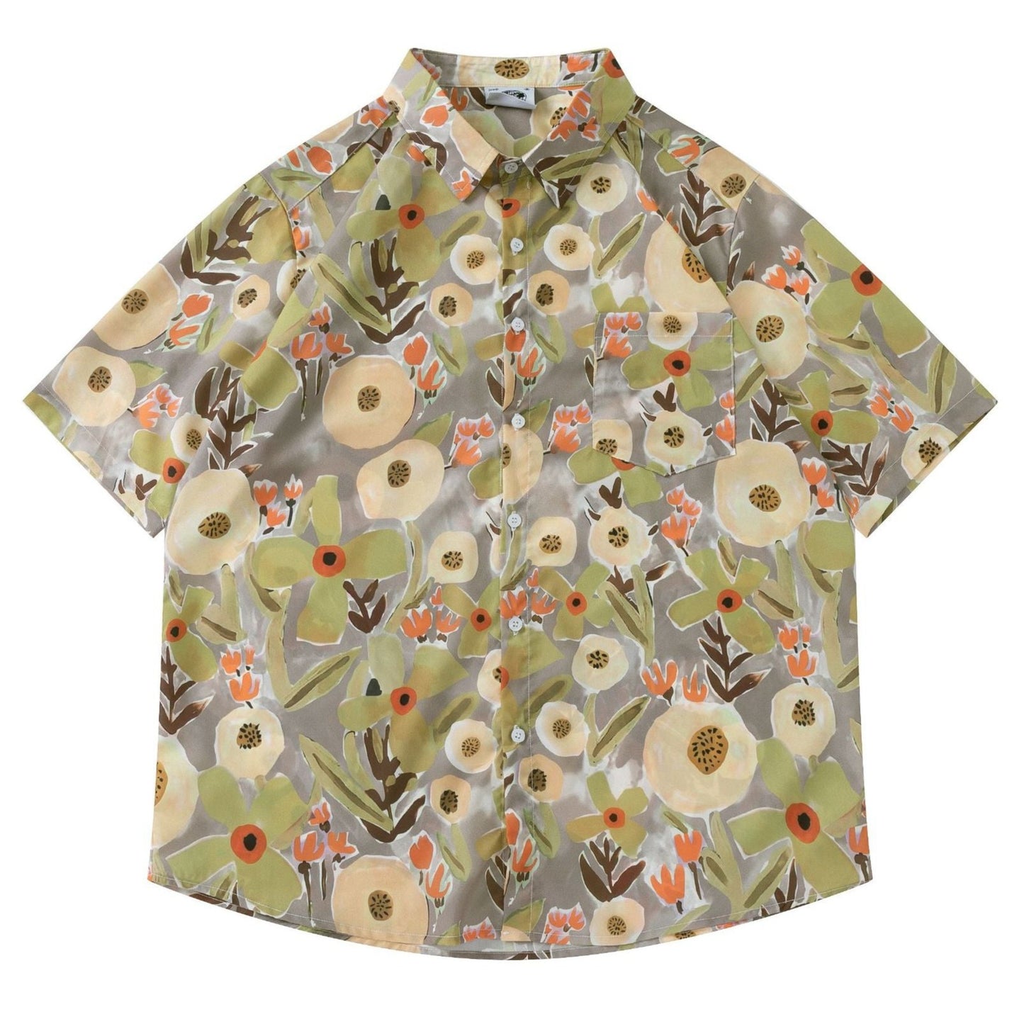 Hawaiian Vacation Floral Print Shirt