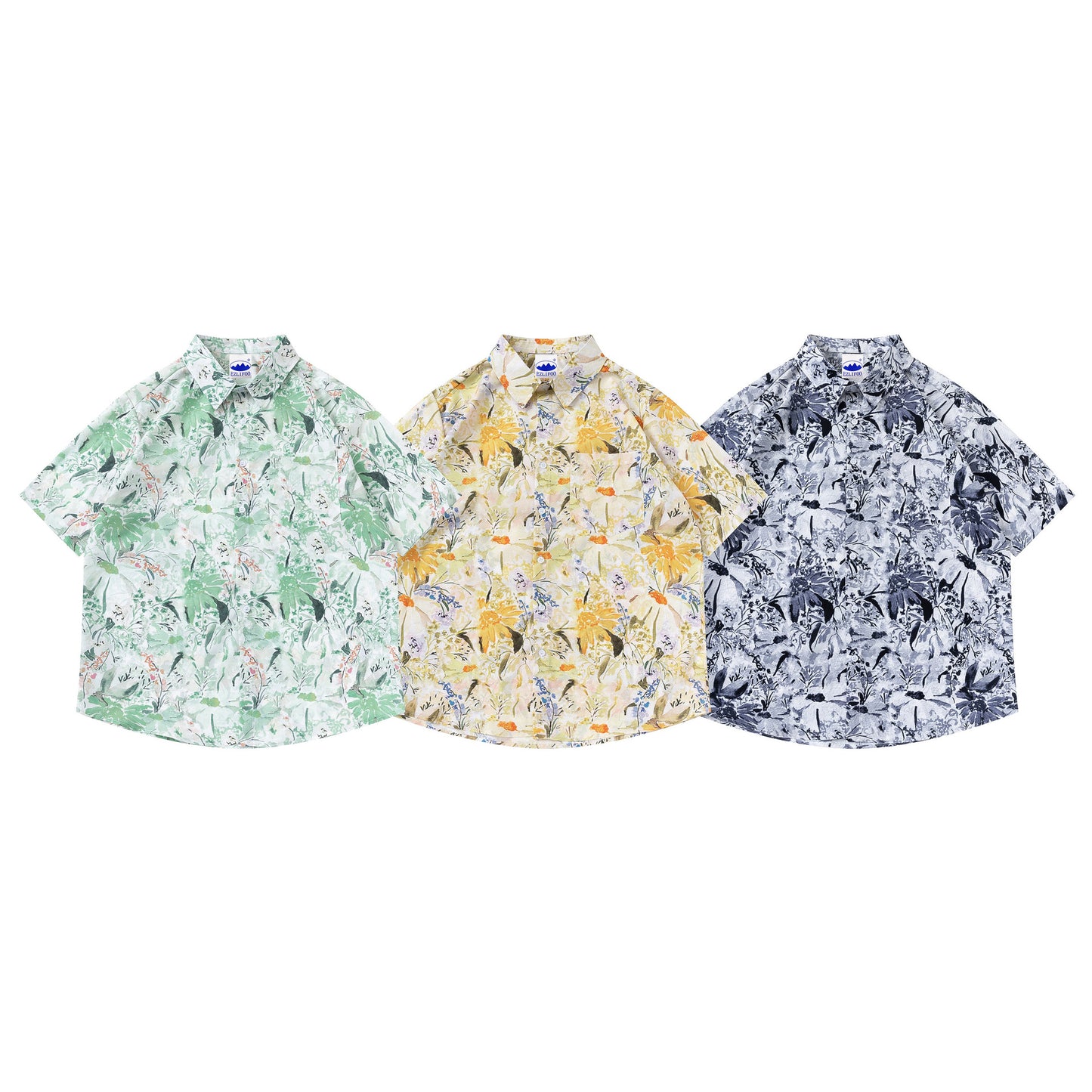 Hawaiian Vacation Painting Print Shirt