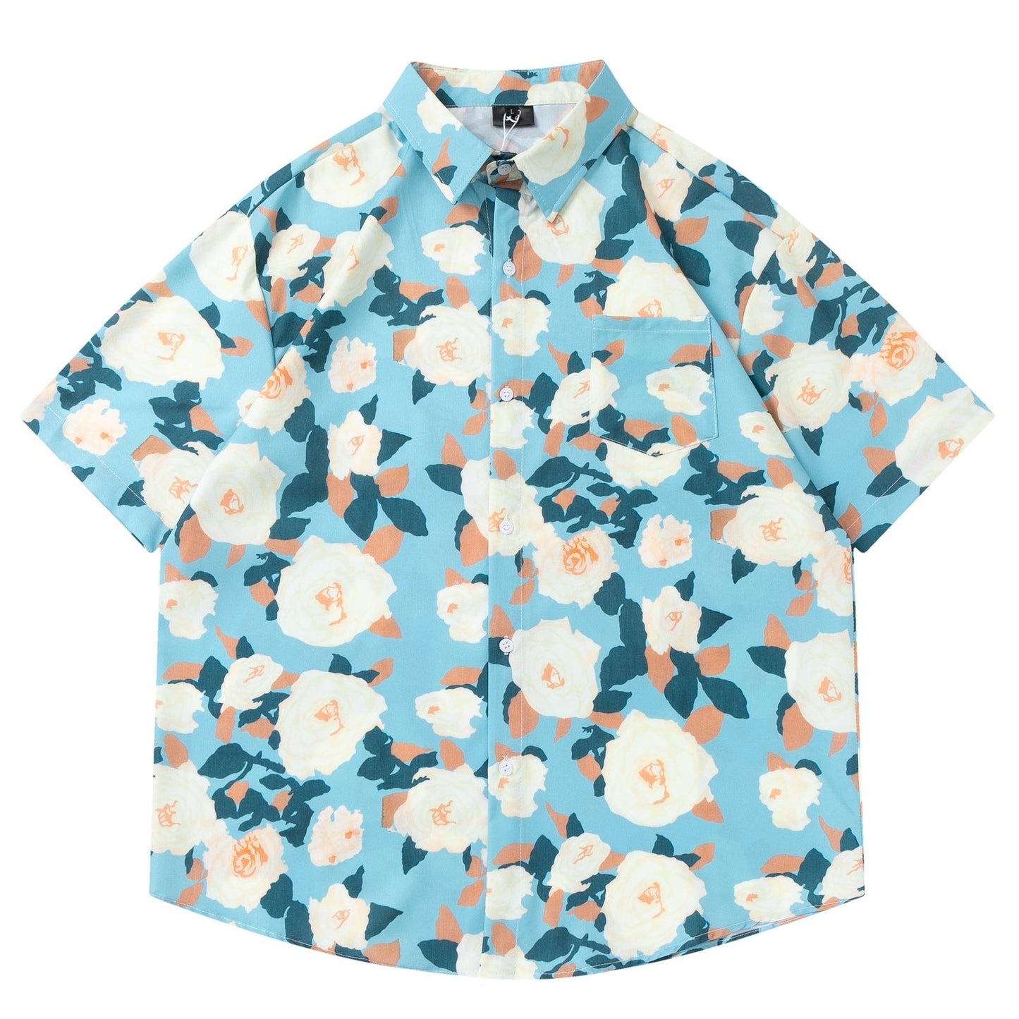 Hawaiian Vacation Floral Print Shirt