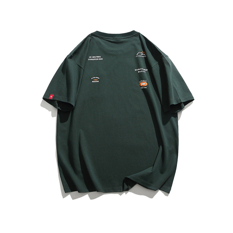 無地ポケットカジュアルtシャツ