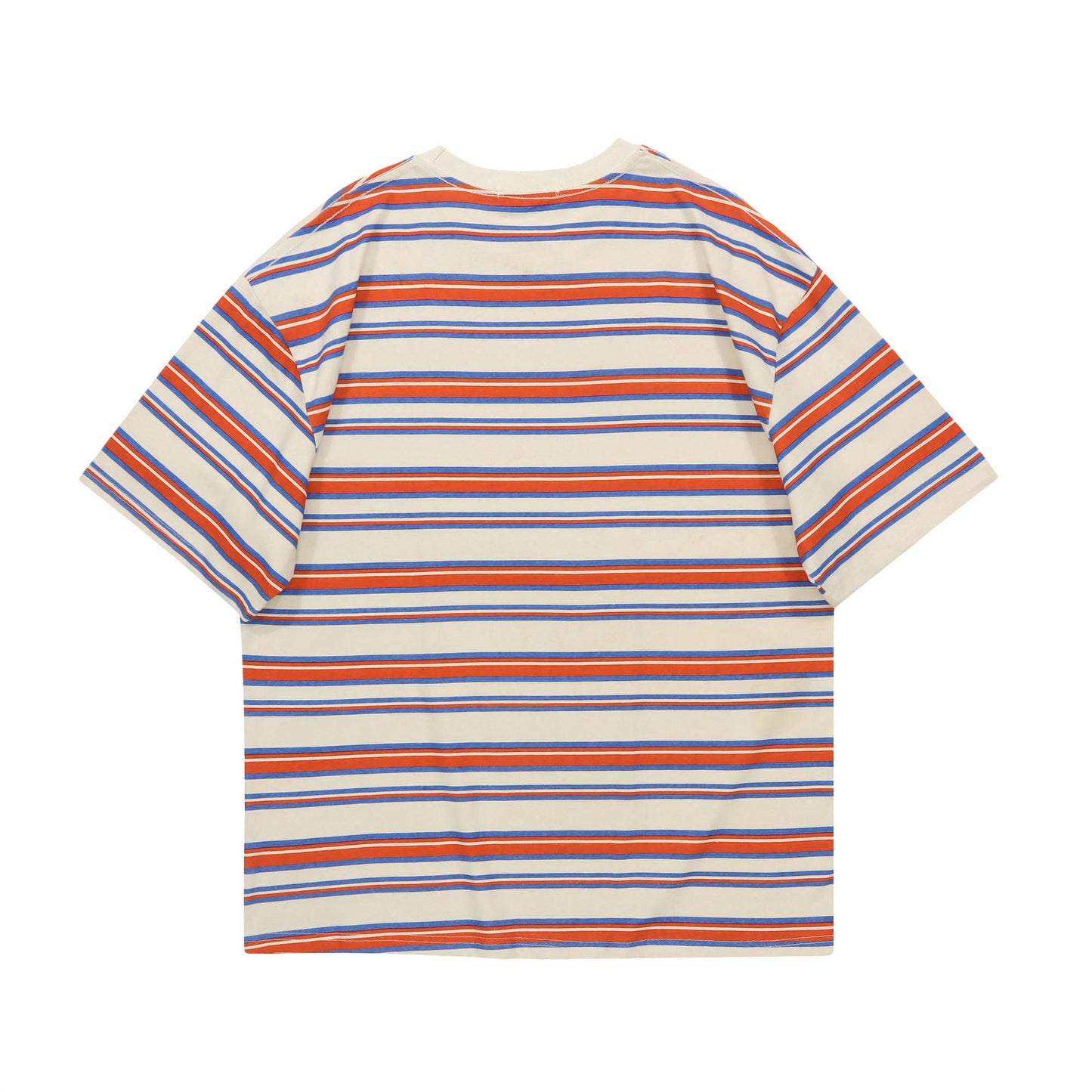 Classic horizontal striped short sleeve T-shirt