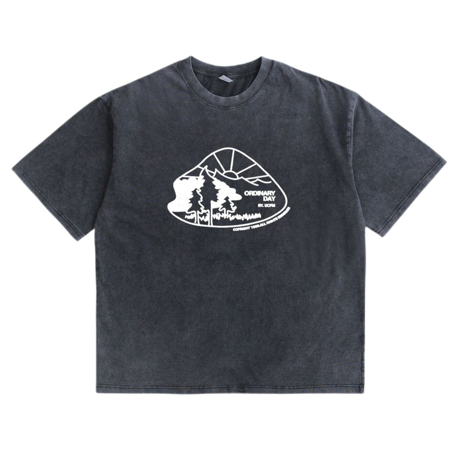 Printed cotton casual T-shirt