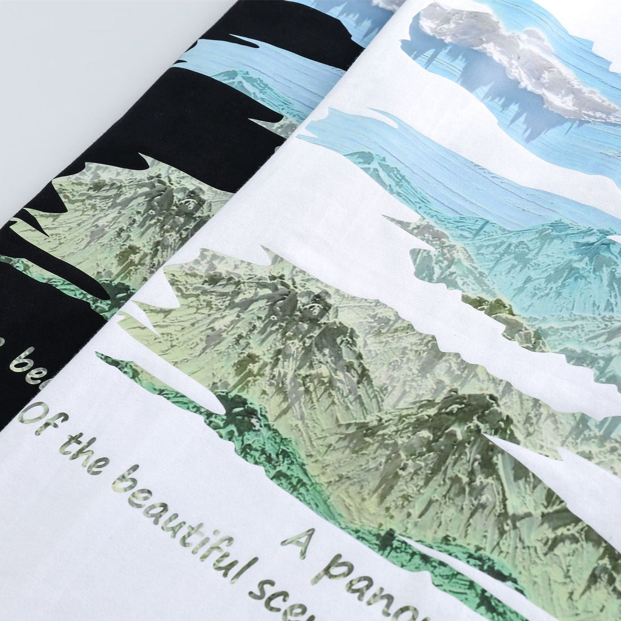 Printed casual loose T-shirt