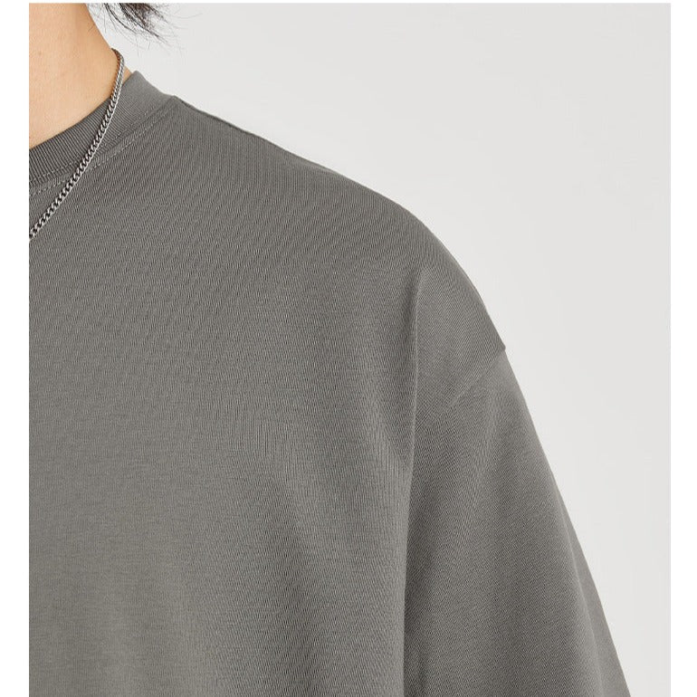 Alphabet print cotton t-shirt