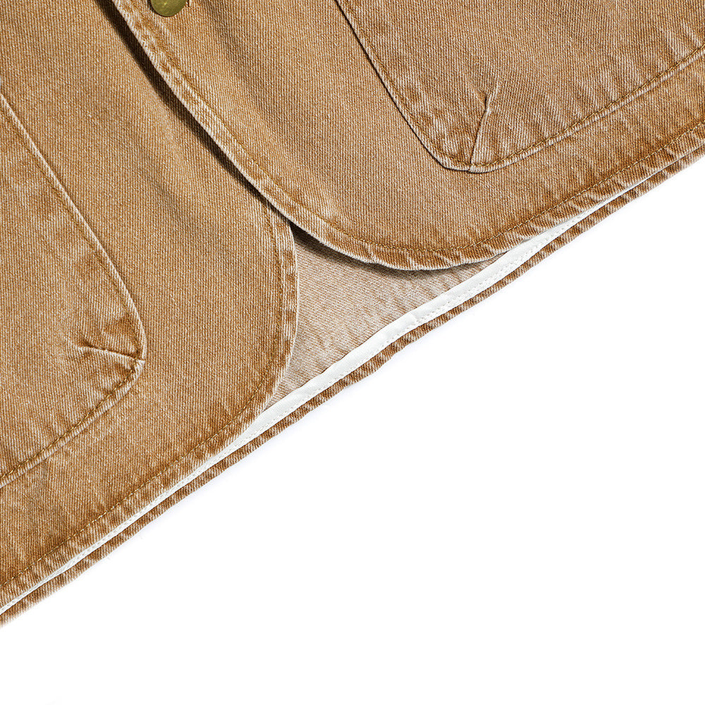 Classic multi-pocket denim work vest