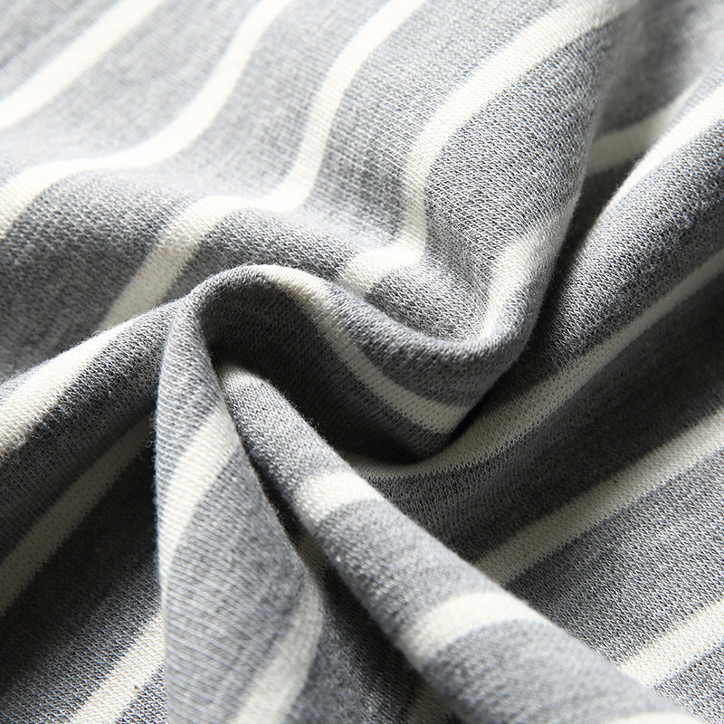 New Autumn Collection: Striped Pocket Long Sleeve T-Shirt