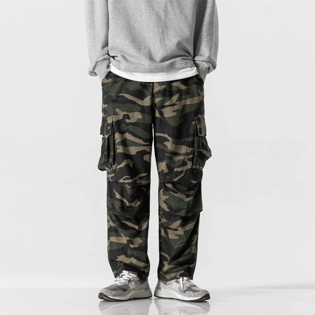 Autumn New Functional Pocket Camouflage Cargo Pants