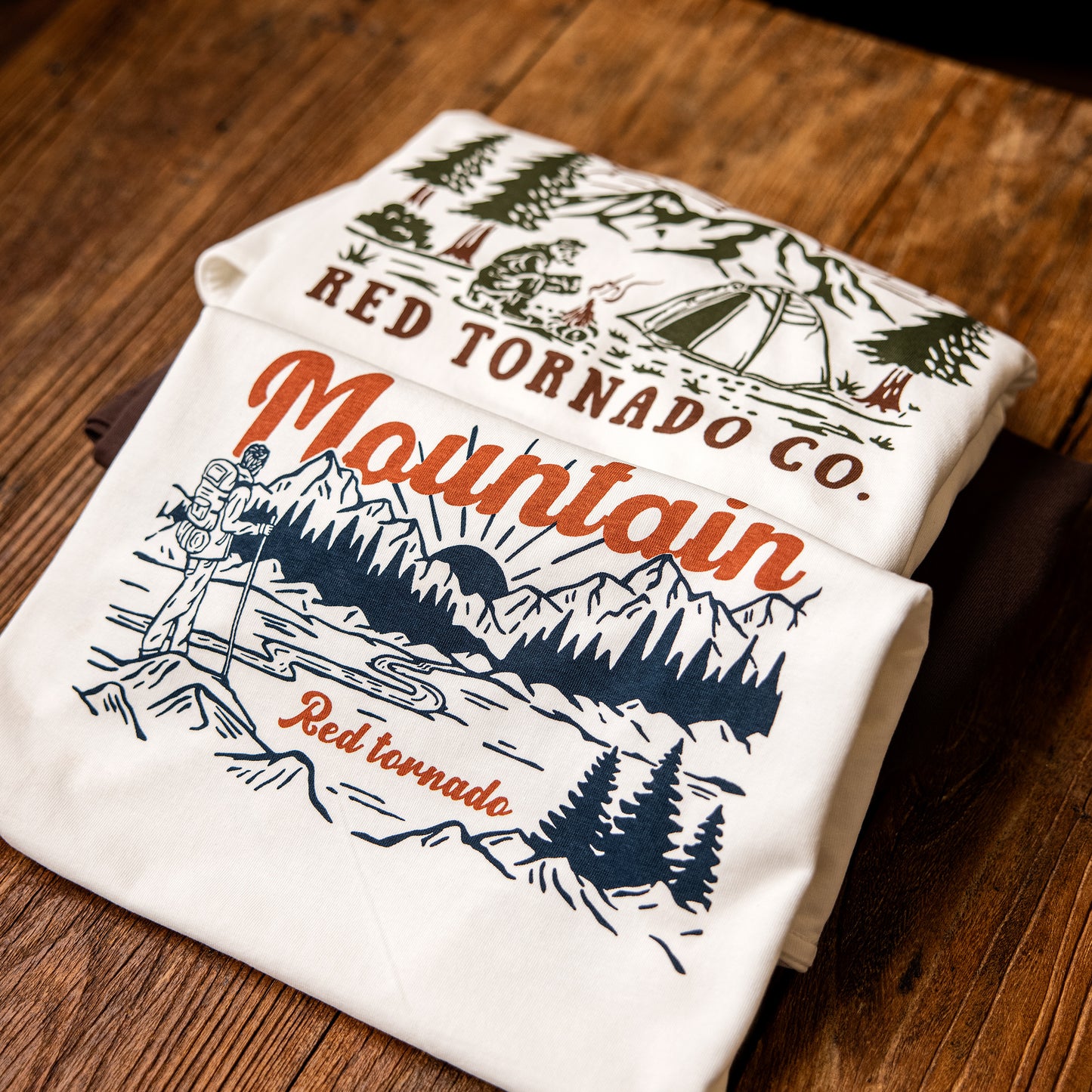 "Outdoor Leisure" Series Printed Heavyweight T-Shirt