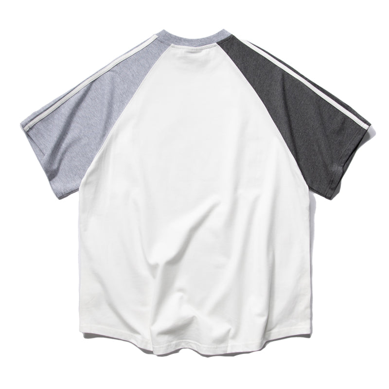 American casual raglan sleeve short-sleeved T-shirt