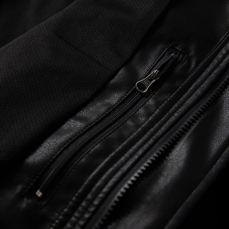 Retro Black PU Leather Jacket