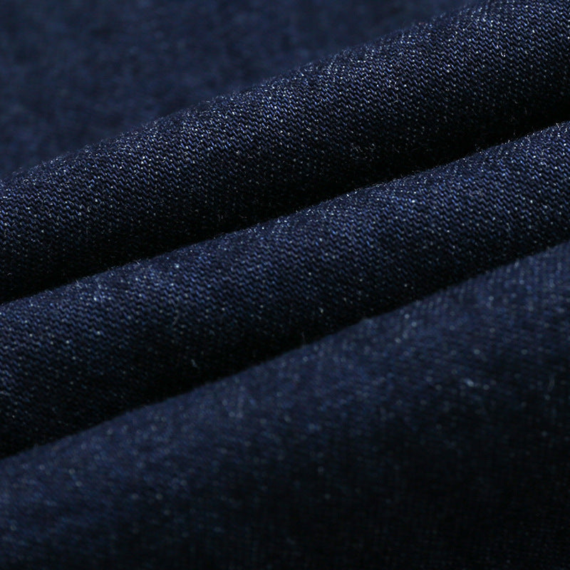 Denim pocket classic short sleeve shirt
