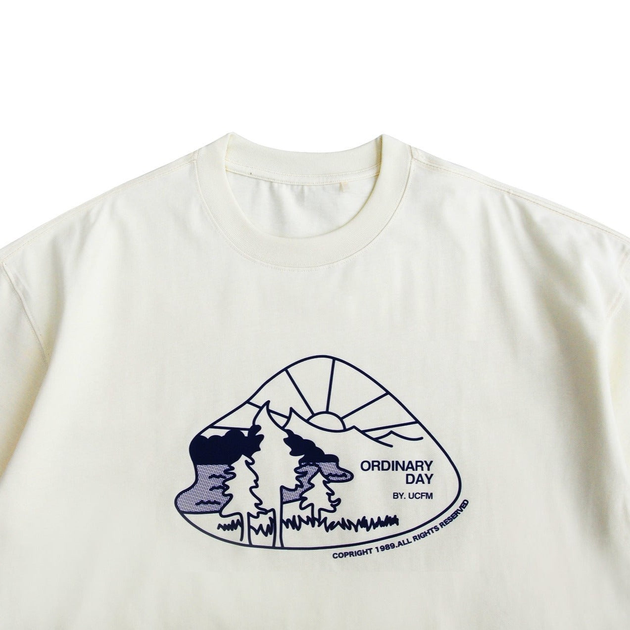 Printed cotton casual T-shirt