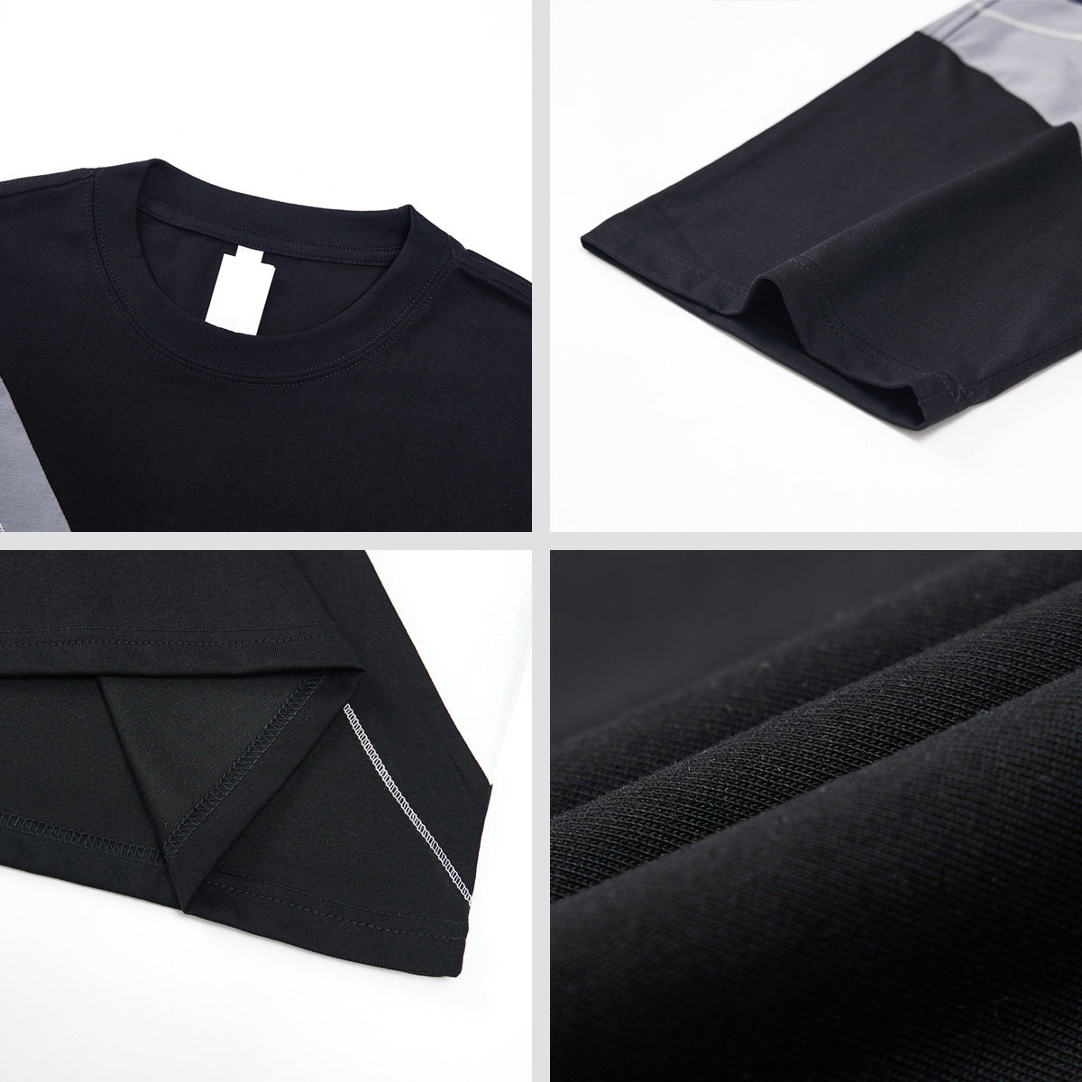High-quality new color combination fashion T-shirt
